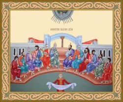 Икона Сошествие Святого Духа на апостолов